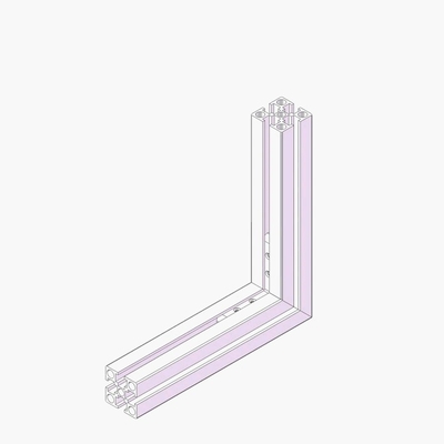 Innenstütze 90° Innenwinkel-Verbindungsplattierung für Präzisionshardwareprodukte