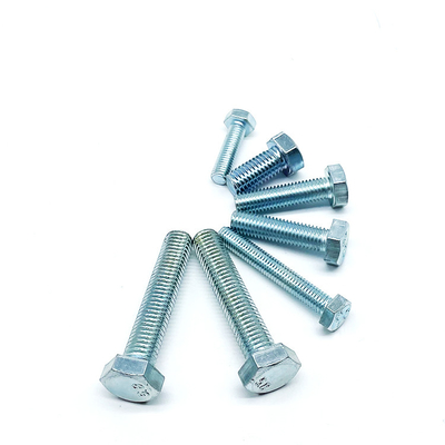 Metrische Grade 8.8 DIN931 DIN933 Edelstahlverzinkte Hexbolze