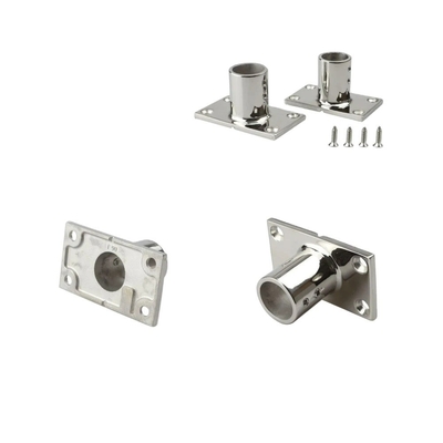 OEM-CNC-Hardware-Teile Edelstahl-Leitbasis mit rechteckigem Basiszubehör