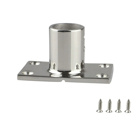 OEM-CNC-Hardware-Teile Edelstahl-Leitbasis mit rechteckigem Basiszubehör