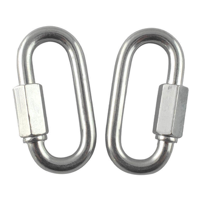 4mm 5mm 6mm galvanisierte ovale Schnellverbindung für Rigging Hardware OEM akzeptabel