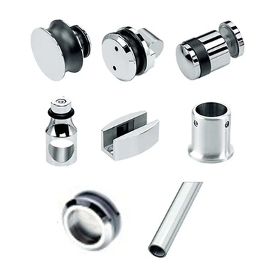 OEM CNC-Hardware-Teile Schränke Edelstahl ohne Rahmen Schiebetüren aus Glas Dusche