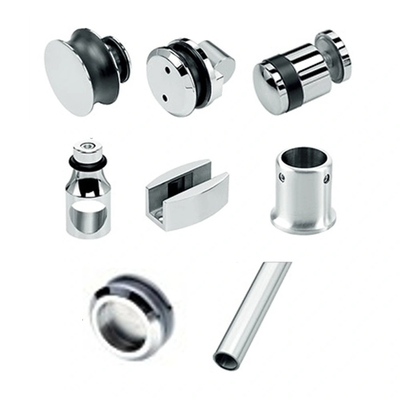 OEM CNC-Hardware-Teile Schränke Edelstahl ohne Rahmen Schiebetüren aus Glas Dusche