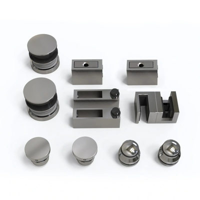 OEM CNC-Hardware-Teile Schränke Edelstahl ohne Rahmen Schiebetüren aus Glas Dusche