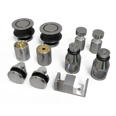 OEM CNC-Hardware-Teile Schränke Edelstahl ohne Rahmen Schiebetüren aus Glas Dusche
