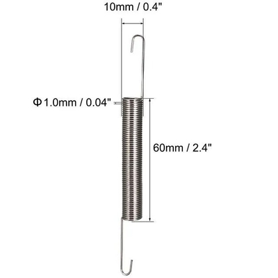 Custom Free Length Stretch Springs OEM CNC Hardware Teile aus Edelstahl gestempelt