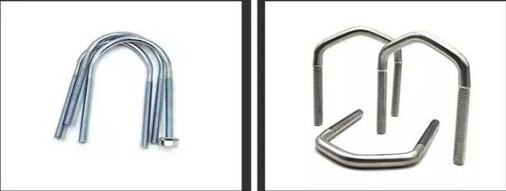 OEM-CNC-Hardware-Teile U-Schrauben-Hardware, die durch Stempeln und Pulverbeschichtung verarbeitet wird