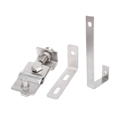 Schwarze anodisierte Blechmetallstempelstütze für kundenspezifische OEM-CNC-Hardwarekomponenten