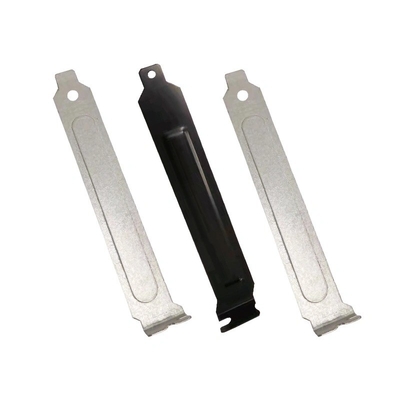 Schwarze anodisierte Blechmetallstempelstütze für kundenspezifische OEM-CNC-Hardwarekomponenten