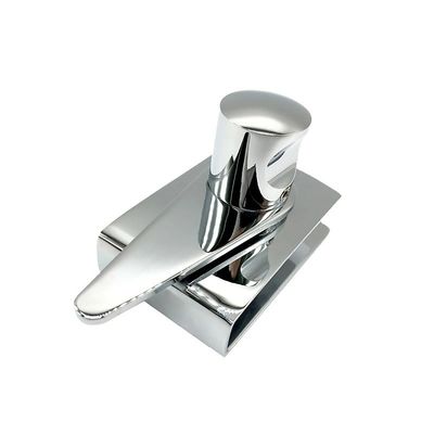 Custom Dusche Glas Tür Schloss Riegel Hardware in Edelstahl OEM CNC hergestellt