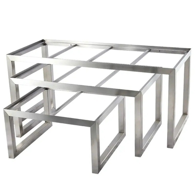 Edelstahlmöbelstand OEM CNC-Hardware-Teile kundenspezifische verstellbare Tischbeine