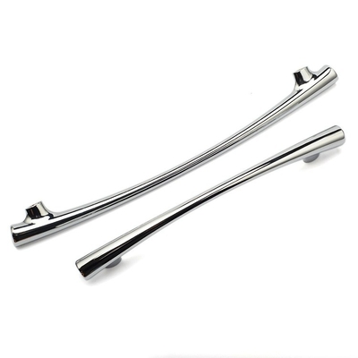 OEM CNC-Hardware-Teile Polster Chrome-Bogen Schrank ziehen mit gestempeltem Edelstahl