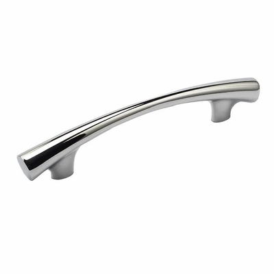 OEM CNC-Hardware-Teile Polster Chrome-Bogen Schrank ziehen mit gestempeltem Edelstahl