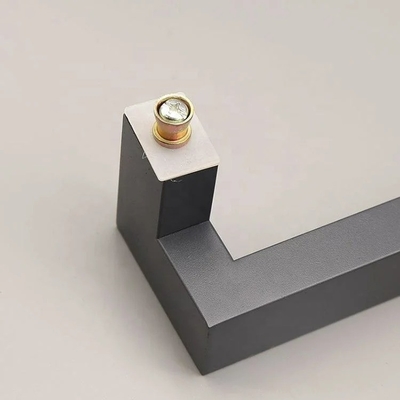 Schwarz Quadrat Bar Schrank Ziehen Schublade Griffe Edelstahl Moderne Hardware