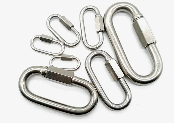 Stempelprozess Edelstahl Anhänger Kette Haken Klettern Buckel Clip Rigging Hardware