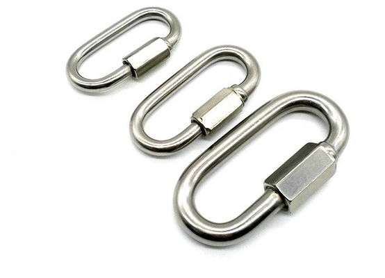Stempelprozess Edelstahl Anhänger Kette Haken Klettern Buckel Clip Rigging Hardware