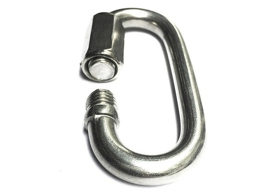 Stempelprozess Edelstahl Anhänger Kette Haken Klettern Buckel Clip Rigging Hardware