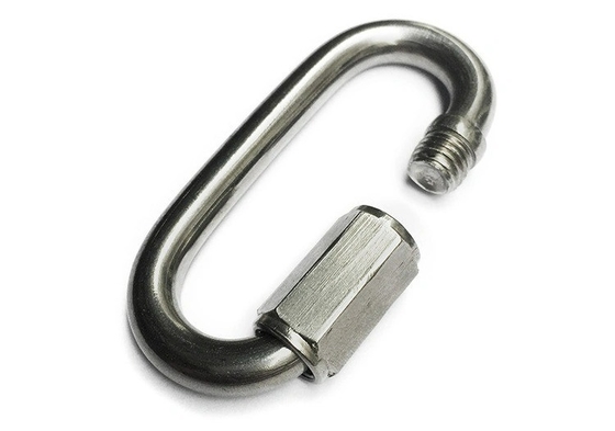 Stempelprozess Edelstahl Anhänger Kette Haken Klettern Buckel Clip Rigging Hardware