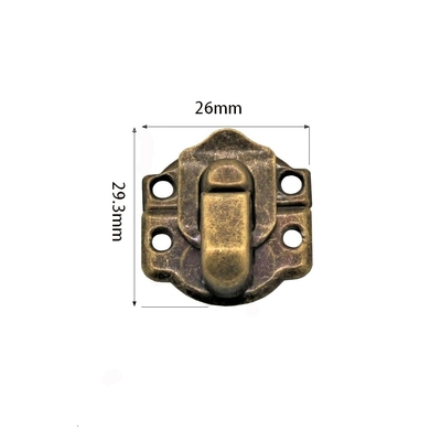 Custom Antike Metallschlösser Gekrümmte Buckel Eckschlösser zum Stempeln und Pulverbeschichten