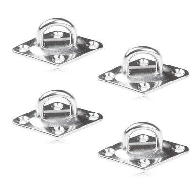 OEM CNC-Hardware-Teile Edelstahl-Augenplatte Montage Buckle und Spinner Hardware-Kit