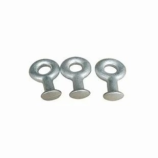 OEM-CNC-Hardware-Teile Stempelprozess Galvanisierter Kohlenstoffstahl Kugel-Auge für Stangdraht