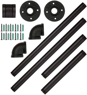 Toilettenpapierhalter aus Edelstahl und Wandregal für Badezimmerfunktionen