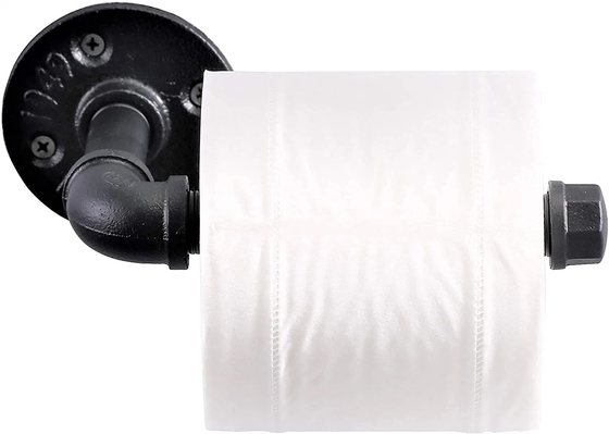 Toilettenpapierhalter aus Edelstahl und Wandregal für Badezimmerfunktionen