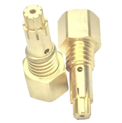 OEM-CNC-Hardware-Komponenten kundenspezifische verarbeitete Messingverbindungen mit Stempelverfahren