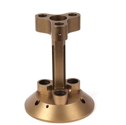 OEM-CNC-Hardware-Komponenten kundenspezifische verarbeitete Messingverbindungen mit Stempelverfahren