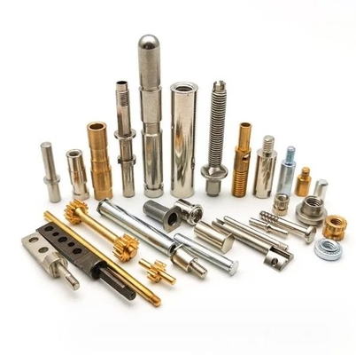OEM-CNC-Hardware-Komponenten kundenspezifische verarbeitete Messingverbindungen mit Stempelverfahren