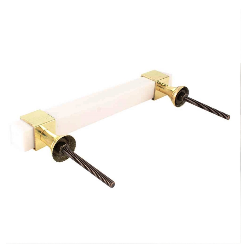 Moderne Europa Einfacher Stil Luxus Holz Harz Metall Tür Schrank Tastengriff 128mm