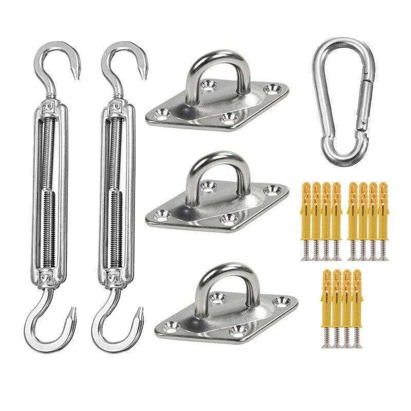 OEM CNC-Hardware-Teile Edelstahl-Augenplatte Montage Buckle und Spinner Hardware-Kit