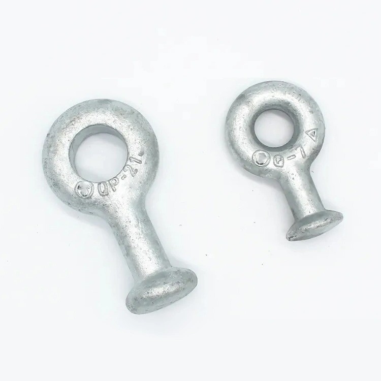 OEM-CNC-Hardware-Teile Stempelprozess Galvanisierter Kohlenstoffstahl Kugel-Auge für Stangdraht